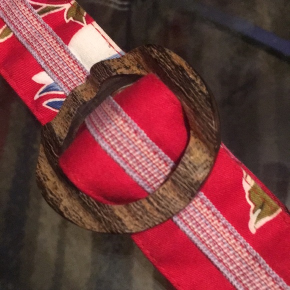 Lot of 4 Vintage Buji Baja fabric belts - Picture 4 of 8